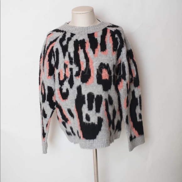 Anthropologie Gisella Cheetah Sweater, Small, Like new! - Picture 2 of 5